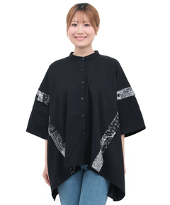 チチカカ |柄ライン切替シャツ