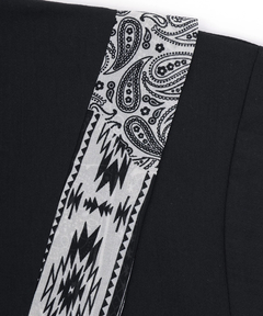 チチカカ |柄ライン切替シャツ