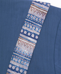 チチカカ |柄ライン切替シャツ