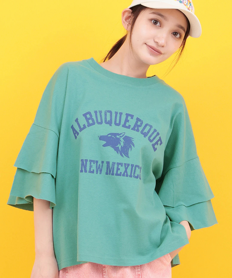 チチカカ |Orale! ラッフルスリーブTシャツ
