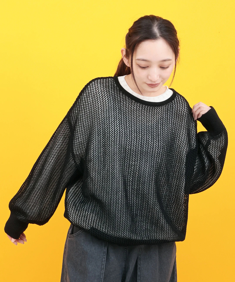 チチカカ |Orale! メッシュニットプルオーバー