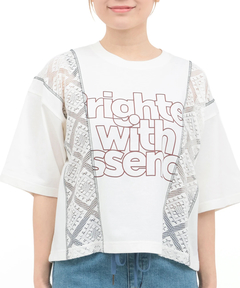 チチカカ |Orale! レースコンビプリントTシャツ