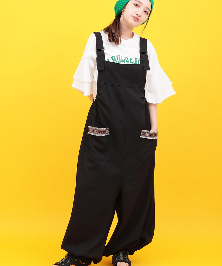 チチカカ |Orale! サルエル風サロペットパンツ