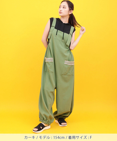 チチカカ |Orale! サルエル風サロペットパンツ