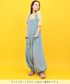 チチカカ |Orale! サルエル風サロペットパンツ