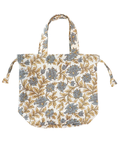 チチカカ |ブロックプリント保冷巾着バッグ【WEB限定】