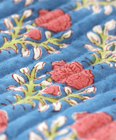 チチカカ |ブロックプリント保冷巾着バッグ【WEB限定】