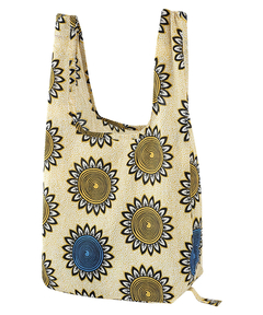 チチカカ |アフリカンプリント三つ折りエコバッグ【WEB限定】