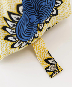 チチカカ |アフリカンプリント三つ折りエコバッグ【WEB限定】