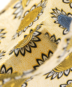 チチカカ |アフリカンプリント三つ折りエコバッグ【WEB限定】