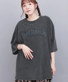 チチカカ |ロゴパッチスノーウォッシュビッグTシャツ