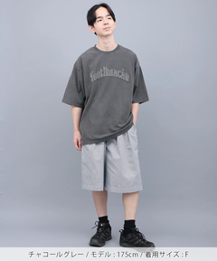 チチカカ |ロゴパッチスノーウォッシュビッグTシャツ