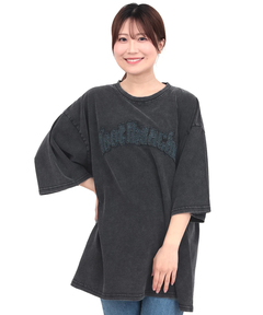 チチカカ |ロゴパッチスノーウォッシュビッグTシャツ
