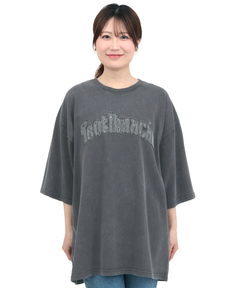 チチカカ |ロゴパッチスノーウォッシュビッグTシャツ