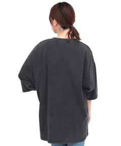チチカカ |ロゴパッチスノーウォッシュビッグTシャツ