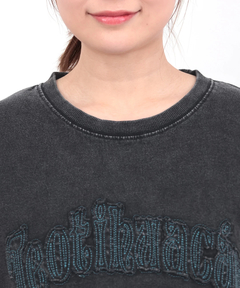 チチカカ |ロゴパッチスノーウォッシュビッグTシャツ