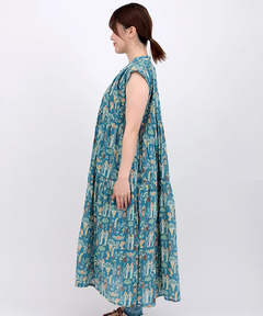 チチカカ |コットンボイルエジプト総柄ワンピース