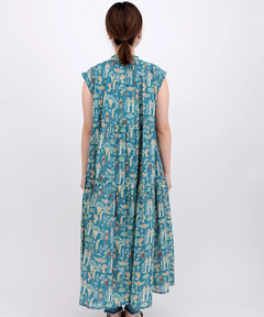 チチカカ |コットンボイルエジプト総柄ワンピース