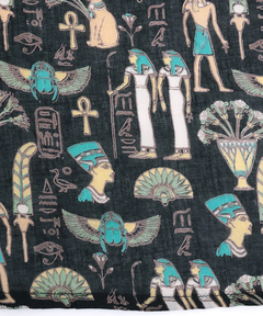 チチカカ |コットンボイルエジプト総柄ワンピース