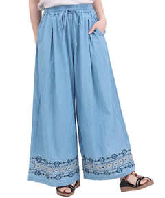 チチカカ |ネイティブシルバー刺繍パンツ