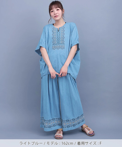 チチカカ |ネイティブシルバー刺繍プルオーバー