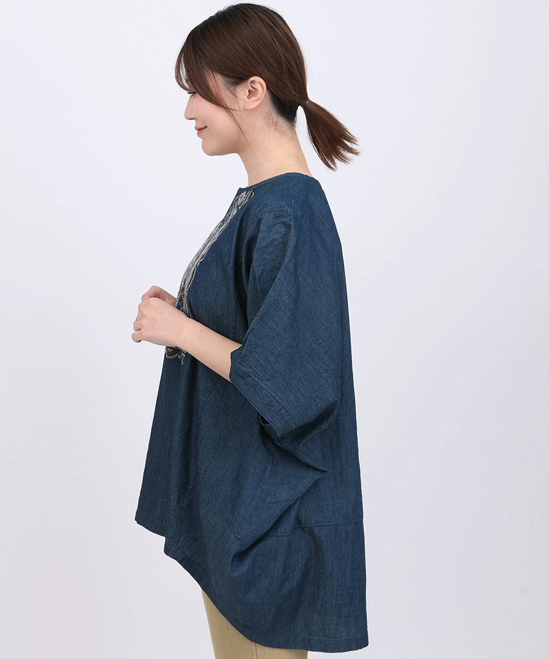 ネイティブシルバー刺繍プルオーバー / シャツ・ブラウス | エスニック