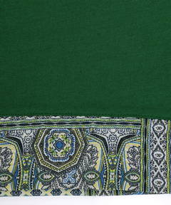 チチカカ |柄切替スクエアポンチョ