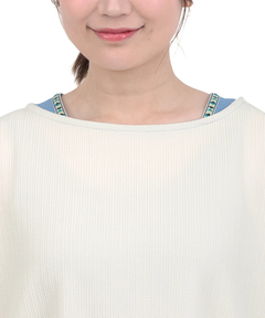 チチカカ |サカリバ肩チロリードルマンプルオーバー