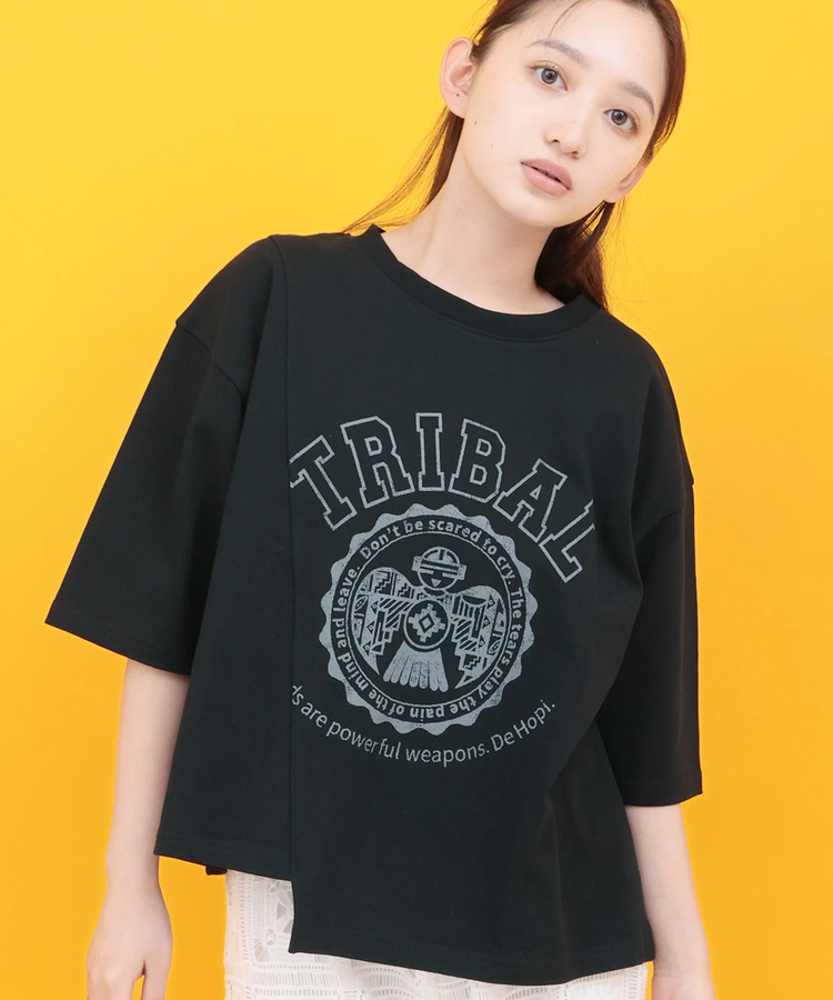 チチカカ |Orale! リメイク風カレッジTシャツ