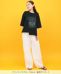 チチカカ |Orale! リメイク風カレッジTシャツ