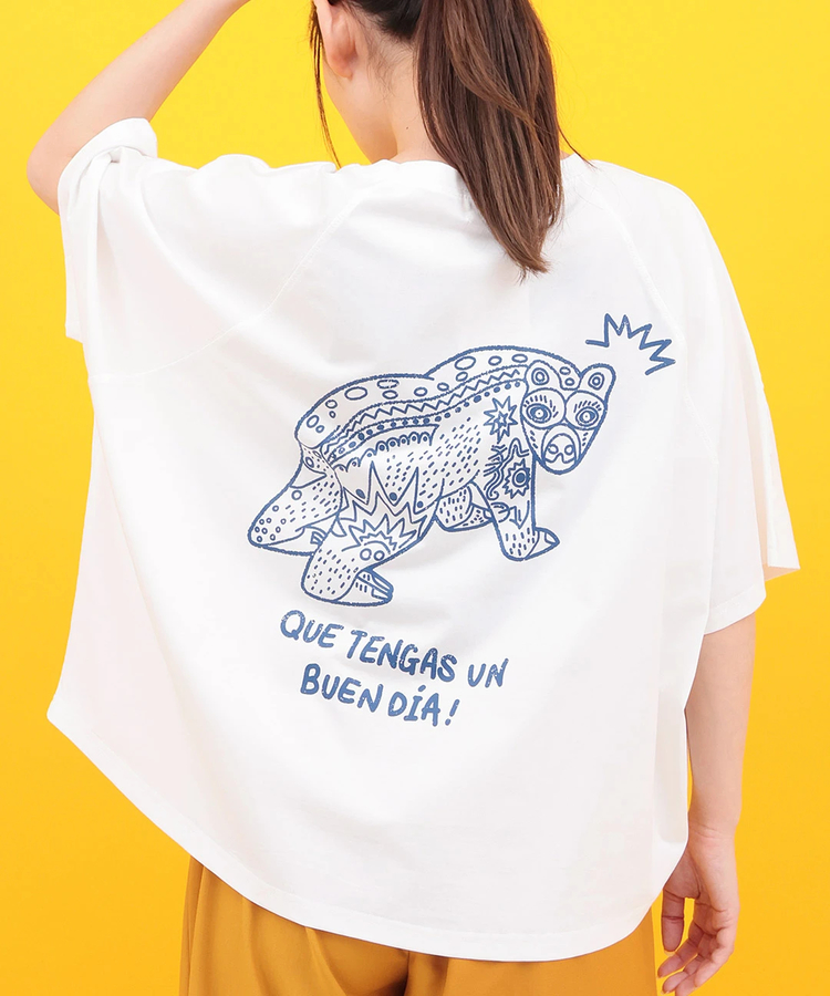 チチカカ |Orale! アレブリヘプリントドルマンTシャツ