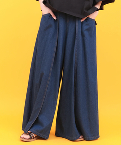 チチカカ |Orale! フロントタックワイドデニムパンツ