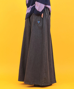 チチカカ |Orale! フロントタックワイドデニムパンツ