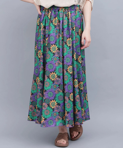 チチカカ |ファブリックプリントジャージースカート