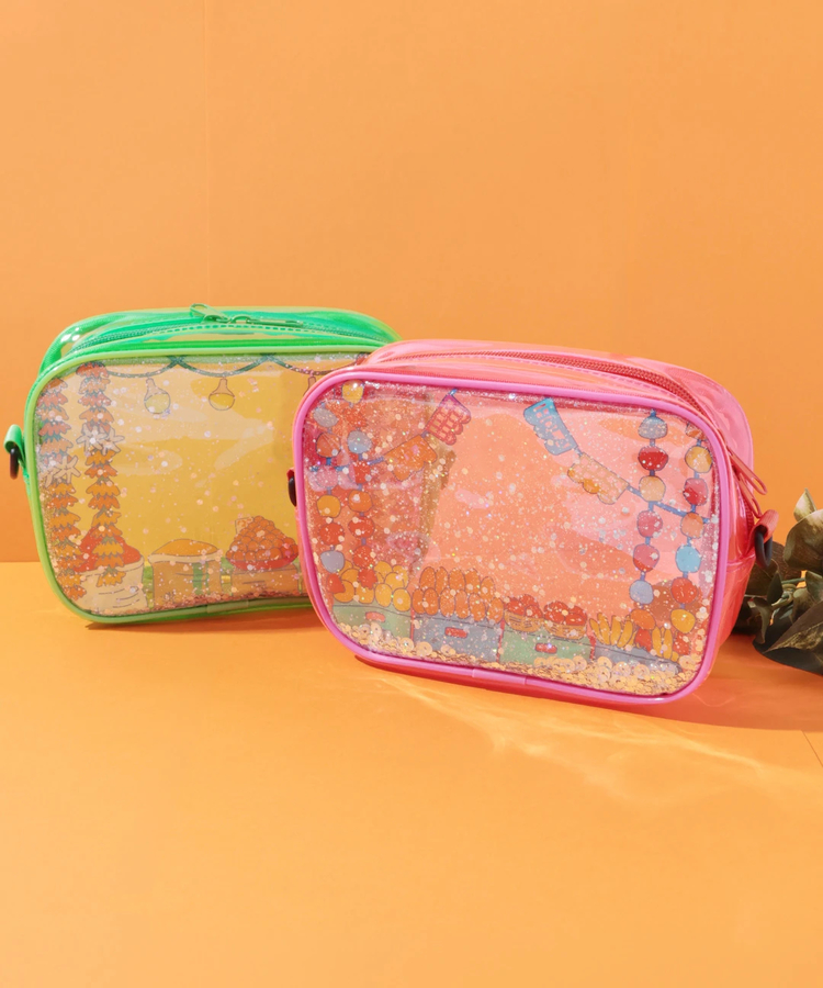 チチカカ |キラキラメルカドクリアポーチ