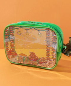 チチカカ |キラキラメルカドクリアポーチ