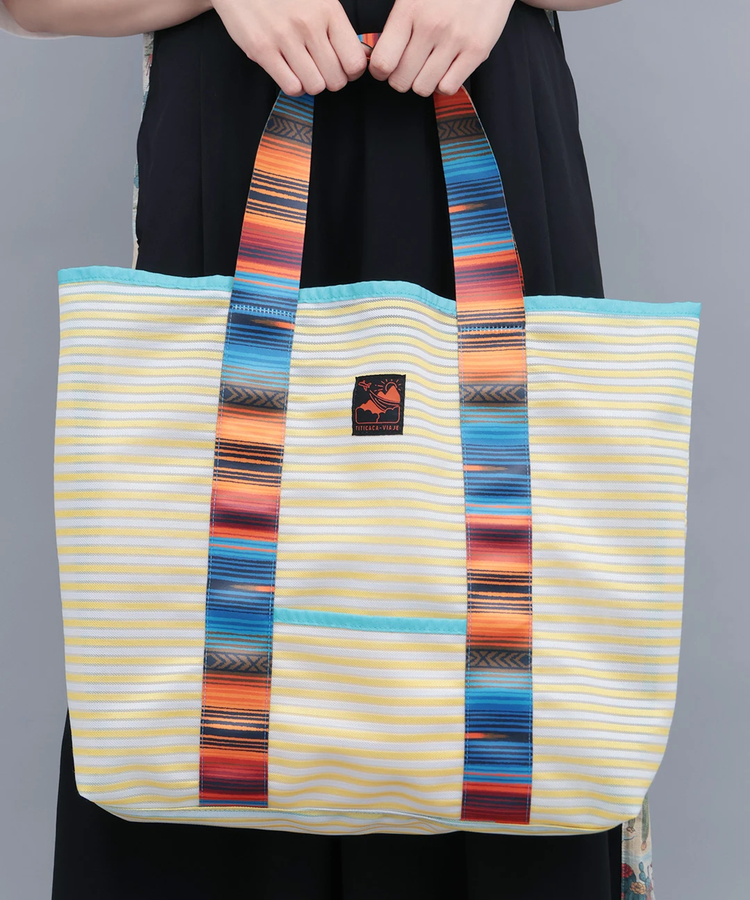 チチカカ |カラフルメッシュトートバッグ