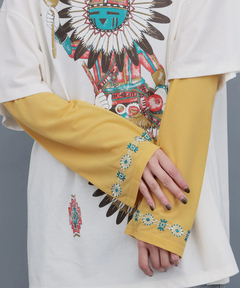 チチカカ |ジュエル刺繍アームカバー