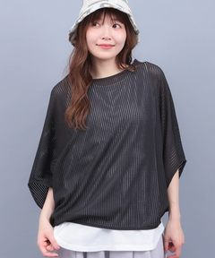 チチカカ |メッシュ×タンクセットプルオーバー