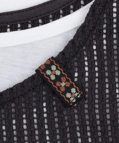 チチカカ |メッシュ×タンクセットプルオーバー