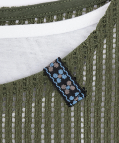 チチカカ |メッシュ×タンクセットプルオーバー