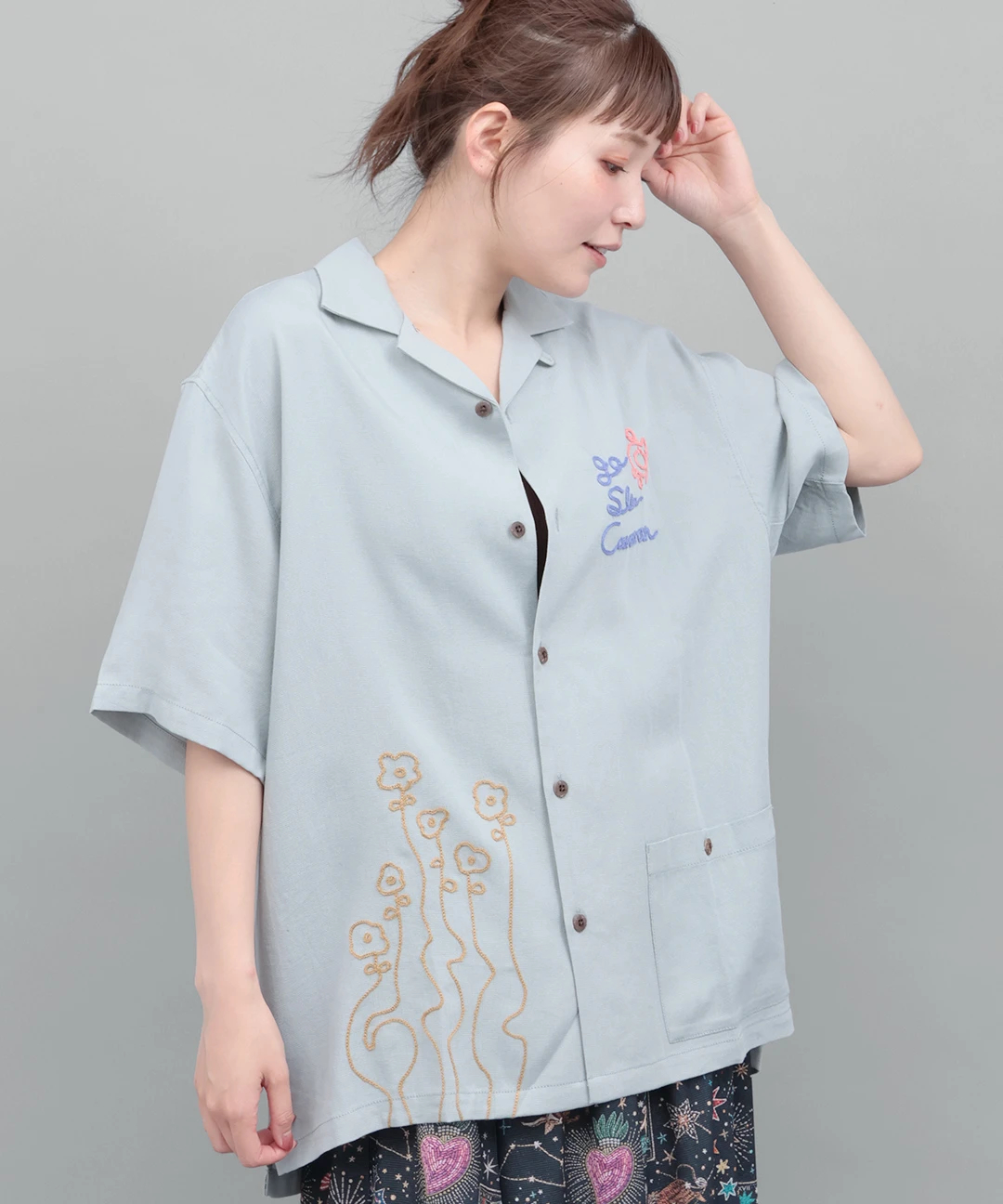 チカ★さま専用 goaシャツ３枚セット go slow caravan リネン混刺繍オープンシャツ / シャツ・ブラウス