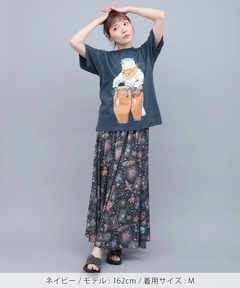 チチカカ |go slow caravan USAコットンコンガクマTシャツ