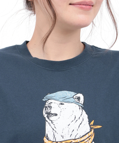 チチカカ |go slow caravan USAコットンコンガクマTシャツ
