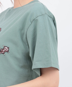チチカカ |go slow caravan USAコットンバンジョー猫Tシャツ