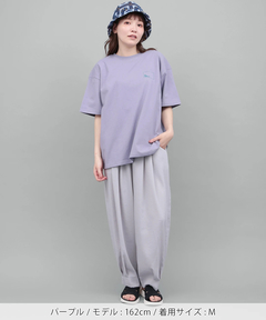 チチカカ |go slow caravan USAコットンスクエアロゴTシャツ