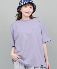 チチカカ |go slow caravan USAコットンスクエアロゴTシャツ