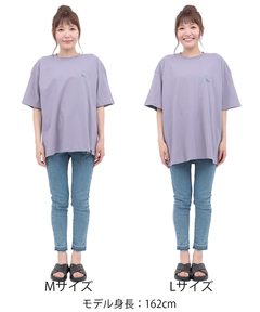 チチカカ |go slow caravan USAコットンスクエアロゴTシャツ