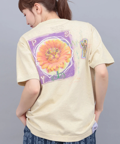 チチカカ |go slow caravan フラワーキャットリンガーTシャツ