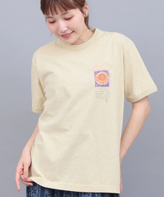 チチカカ |go slow caravan フラワーキャットリンガーTシャツ